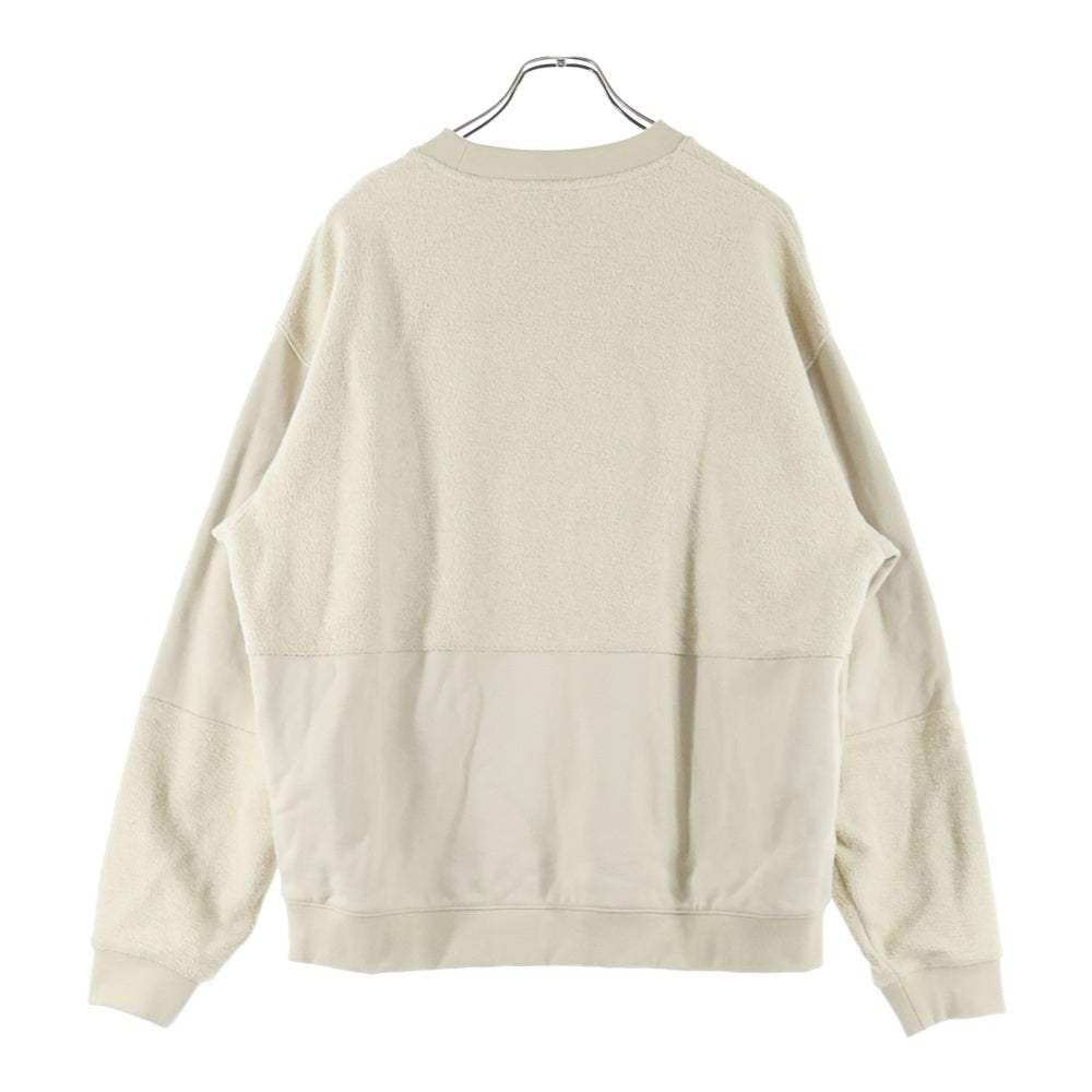 KITH(キス) Reverse Paneled Crewneck リバース クルーネック スウェット トレーナー ベージュ KHM030870