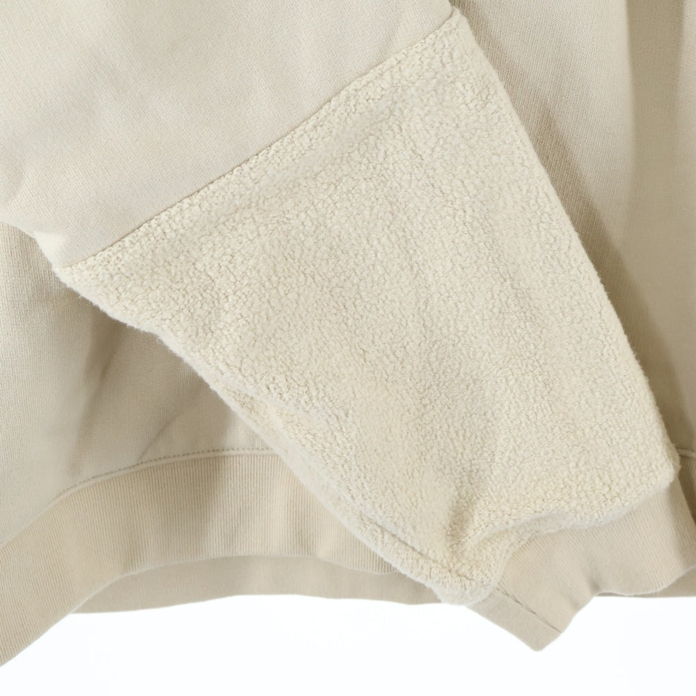 KITH(キス) Reverse Paneled Crewneck リバース クルーネック スウェット トレーナー ベージュ KHM030870