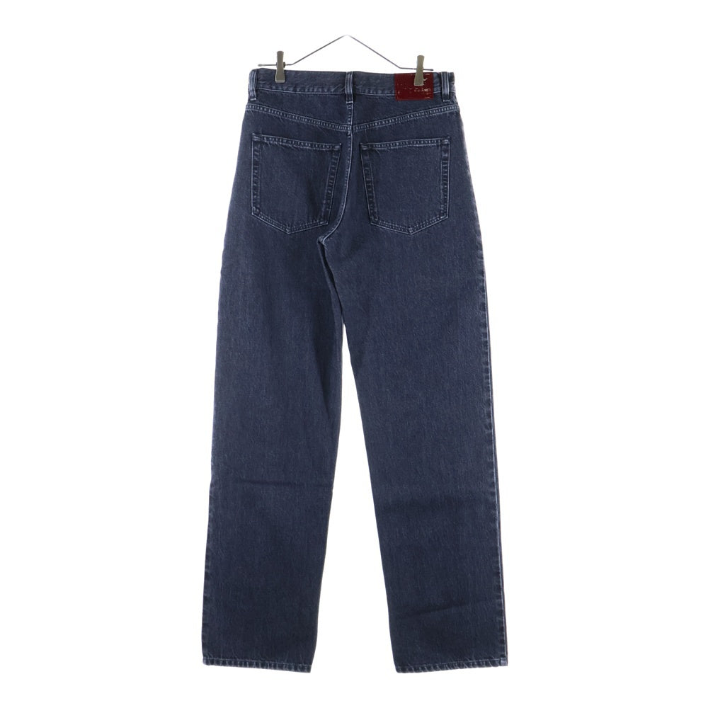 GUCCI(グッチ) 25SS ラベル ストレート デニムパンツ ブラック 786815 XDC87 レディース