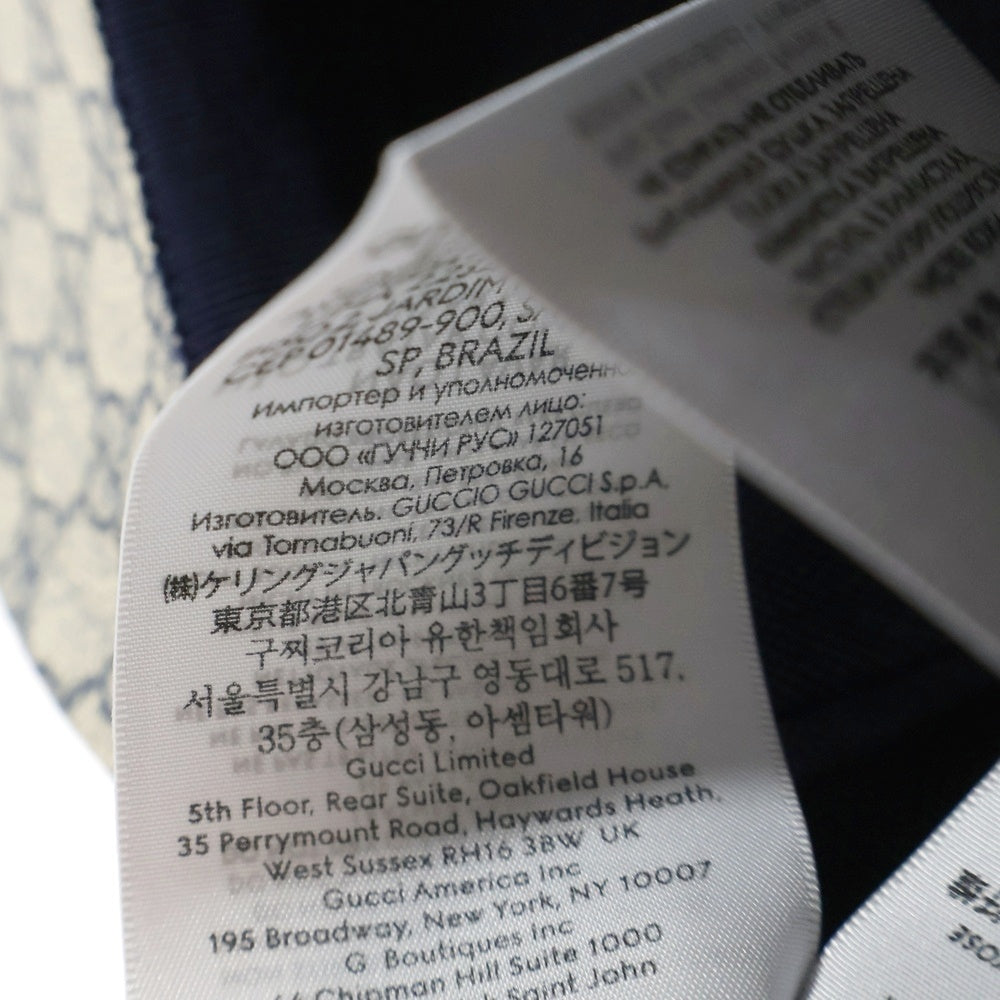 GUCCI(グッチ) レーザー デニム ベースボール キャップ 帽子 ネイビー 812838 3HA5Z