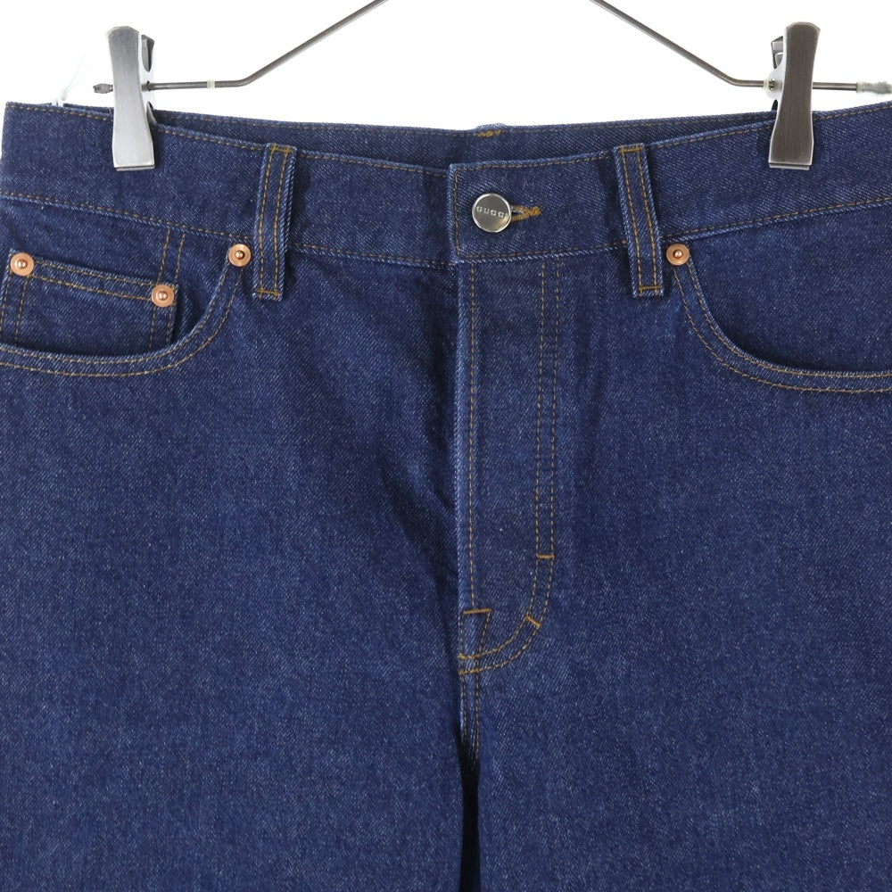 GUCCI(グッチ) 24SS ストレート デニムパンツ インディゴ 792168 XDCYY レディース