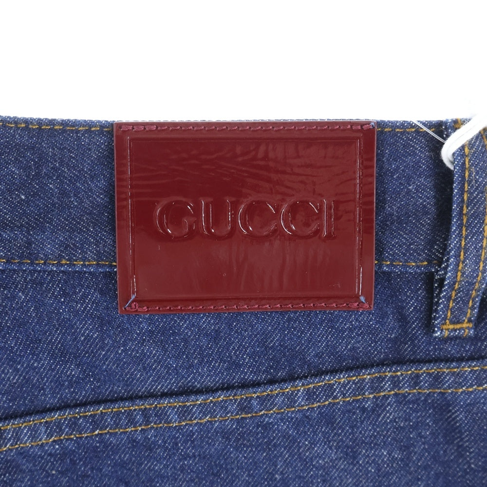 GUCCI(グッチ) 24SS ストレート デニムパンツ インディゴ 792168 XDCYY レディース