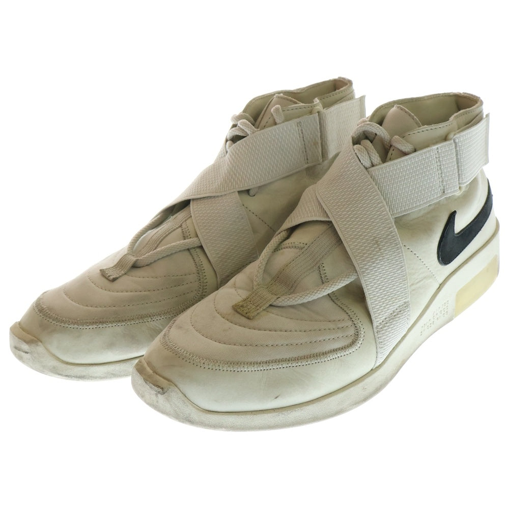 NIKE(ナイキ) ×FEAR OF GOD 1 RAID LIGHT BONE エア フィア オブ ゴッド レイド ライトボーン ハイカットスニーカー ホワイト US12/30cm AT8087-001
