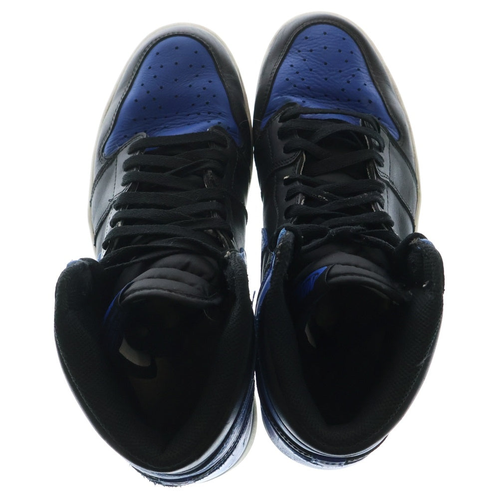 NIKE(ナイキ) AIR JORDAN 1 RETRO HIGH OG ROYAL エア ジョーダン 1 ロイヤル ハイカットスニーカー ブラック/ブルー US11/29cm 555088-007