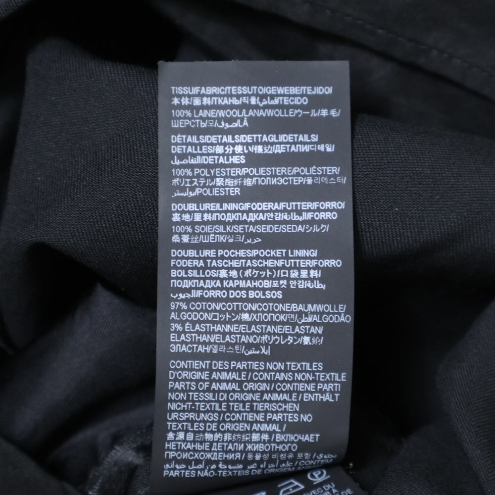 SAINT LAURENT PARIS(サンローランパリ) 22AW スモーキング スラックス ロングパンツ ブラック 607849 Y512W