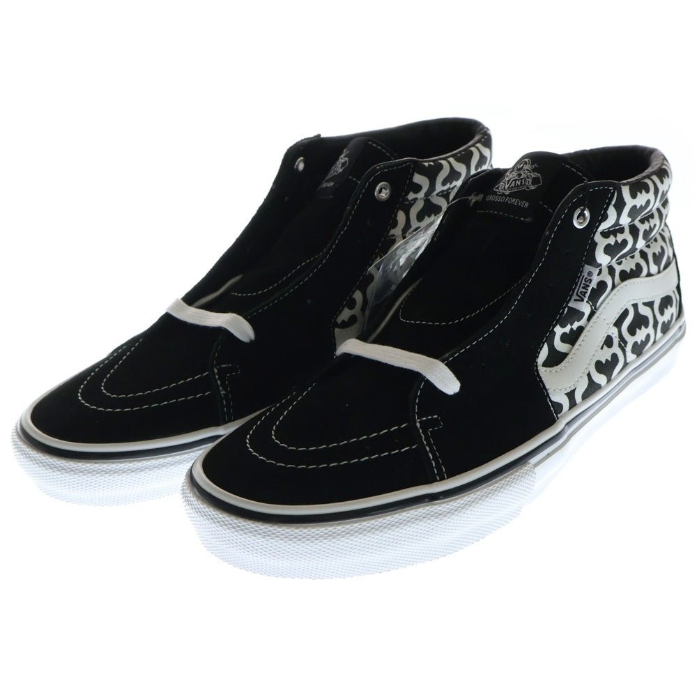 VANS(ヴァンズ) 21SS ×SUPREME MONOGRAM S LOGO SKATE GROSSO MID シュプリーム Sロゴ スケート グロッソ ミッドカットスニーカー US12/30cm VN0A5KS15XH