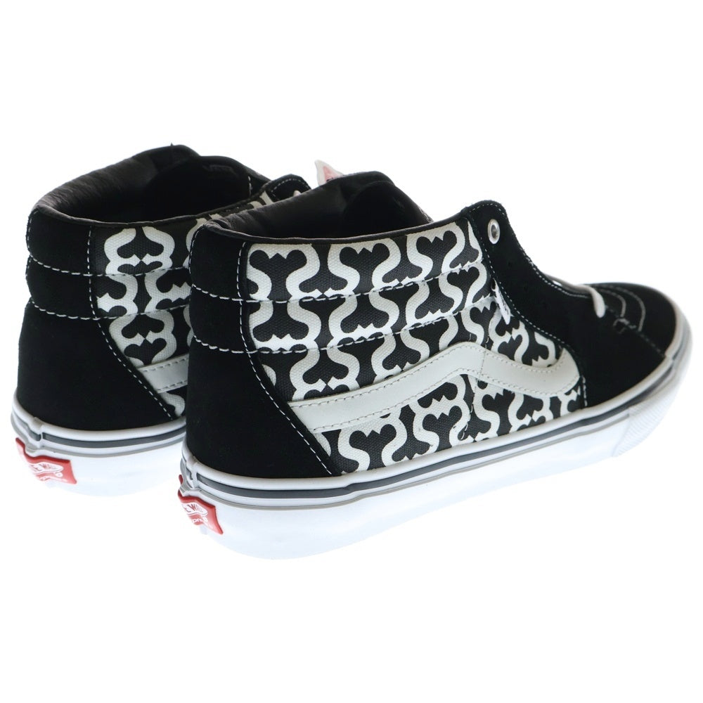 VANS(ヴァンズ) 21SS ×SUPREME MONOGRAM S LOGO SKATE GROSSO MID シュプリーム Sロゴ スケート グロッソ ミッドカットスニーカー US12/30cm VN0A5KS15XH