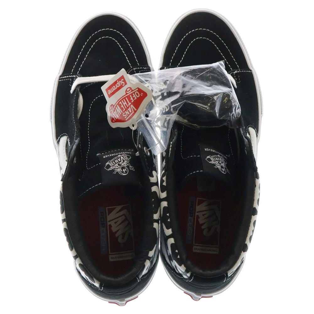 VANS(ヴァンズ) 21SS ×SUPREME MONOGRAM S LOGO SKATE GROSSO MID シュプリーム Sロゴ スケート グロッソ ミッドカットスニーカー US12/30cm VN0A5KS15XH
