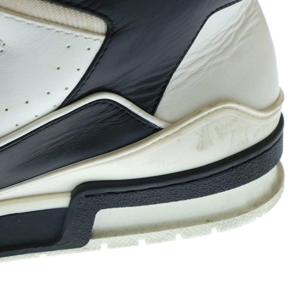 LOUIS VUITTON(ルイヴィトン) LVトレイナーライン レザー ハイカットスニーカー ブラック/ホワイト VL0169