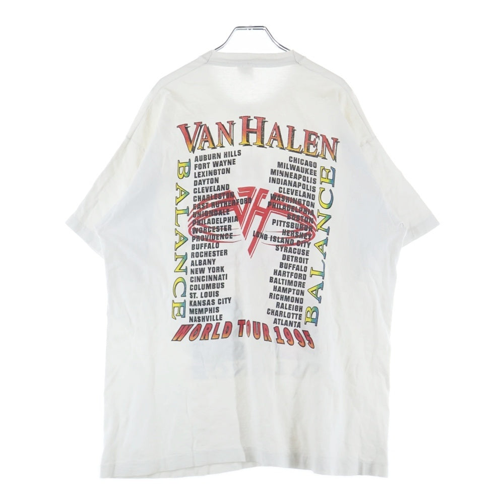 VINTAGE(ヴィンテージ) 95's VAN HALEN BALANCE ヴァンヘーレン Tシャツ 半袖カットソー ヴィンテージTシャツ ホワイト