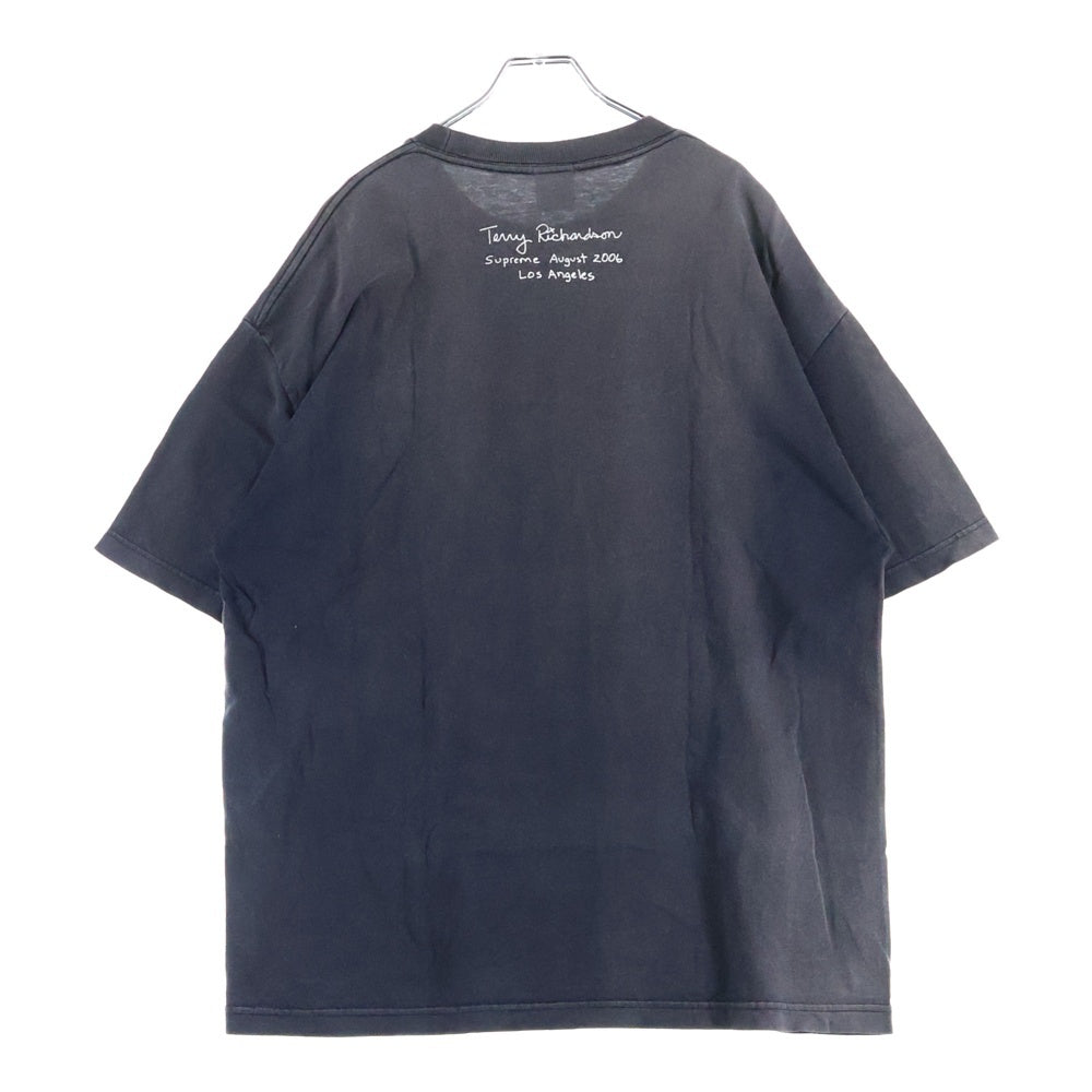 SUPREME(シュプリーム) 06AW ×Terry Richardson Photograph Tee テリーリチャードソン フォトグラフ クルーネック半袖Tシャツ カットソー チャコールグレー
