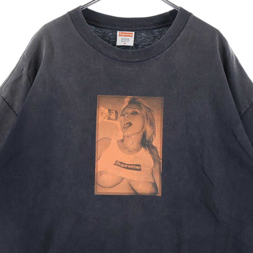 SUPREME(シュプリーム) 06AW ×Terry Richardson Photograph Tee テリーリチャードソン フォトグラフ クルーネック半袖Tシャツ カットソー チャコールグレー