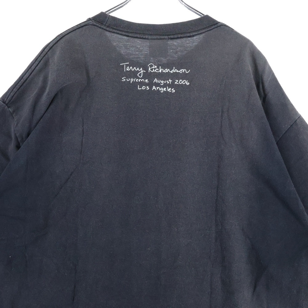 SUPREME(シュプリーム) 06AW ×Terry Richardson Photograph Tee テリーリチャードソン フォトグラフ クルーネック半袖Tシャツ カットソー チャコールグレー