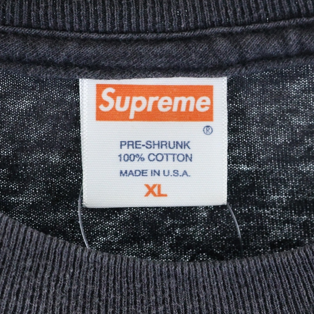 SUPREME(シュプリーム) 06AW ×Terry Richardson Photograph Tee テリーリチャードソン フォトグラフ クルーネック半袖Tシャツ カットソー チャコールグレー