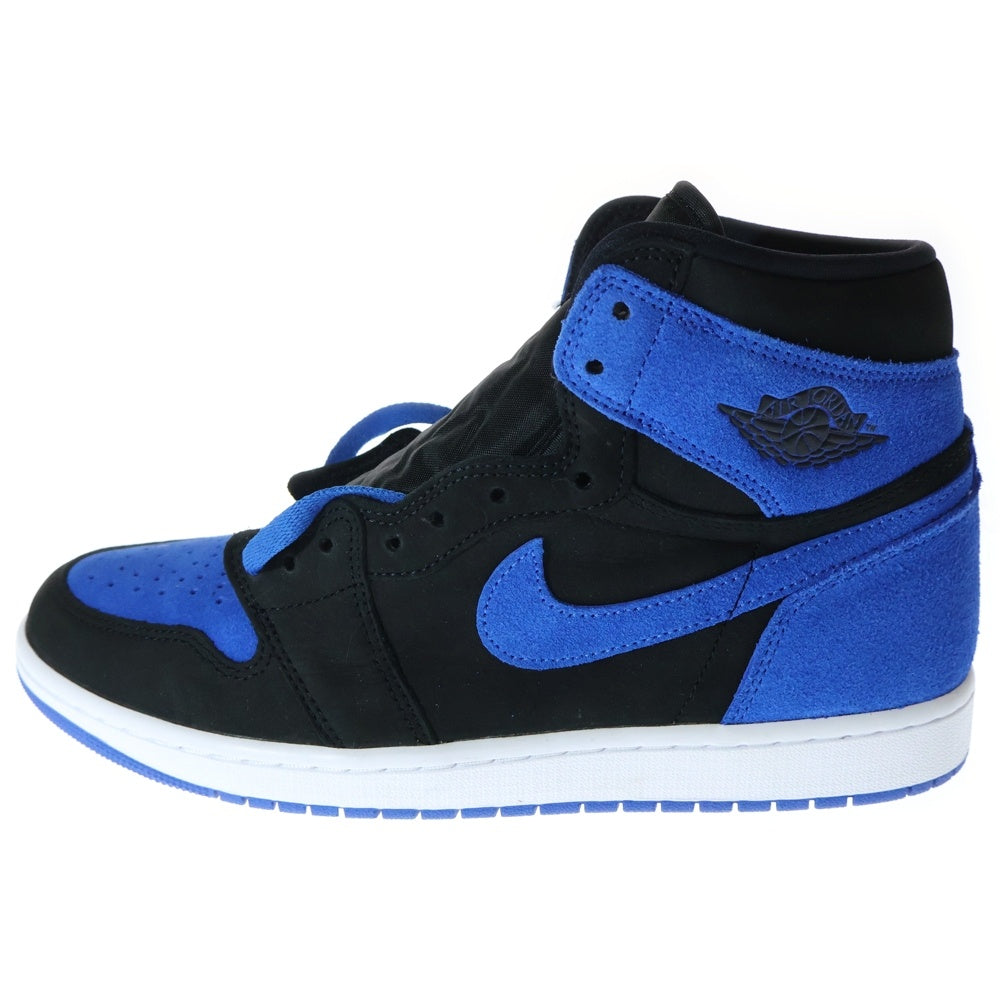 NIKE(ナイキ) AIR JORDAN 1 RETRO HIGH OG ROYAL REIMAGINED エアジョーダン1 レトロ ロイヤル リイマジンド ハイカットスニーカー ブラック/ブルー US11/29cm DZ5485-042