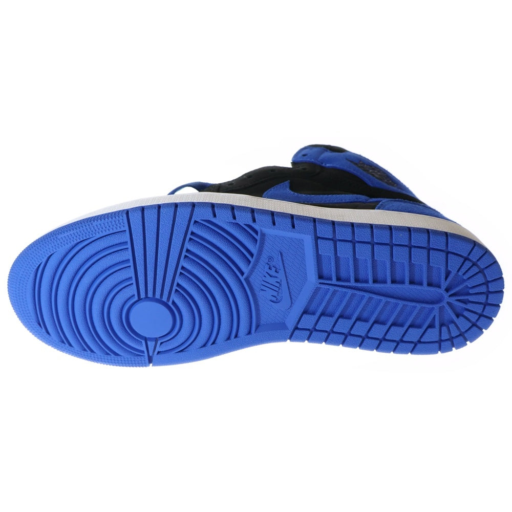 NIKE(ナイキ) AIR JORDAN 1 RETRO HIGH OG ROYAL REIMAGINED エアジョーダン1 レトロ ロイヤル リイマジンド ハイカットスニーカー ブラック/ブルー US11/29cm DZ5485-042