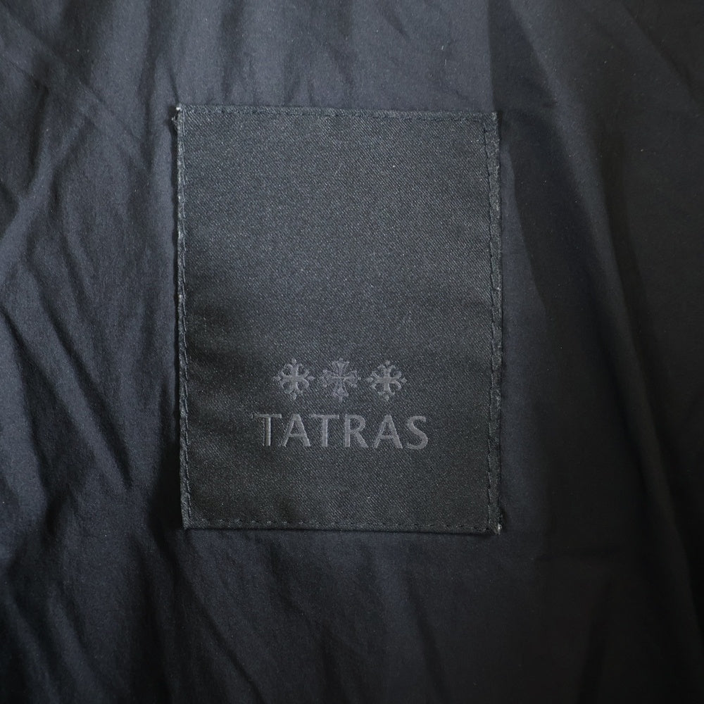 TATRAS(タトラス) 23AW BORBORE ボルボレ ナイロン 中綿ダウンジャケット ブラック MTAT23A4568-D