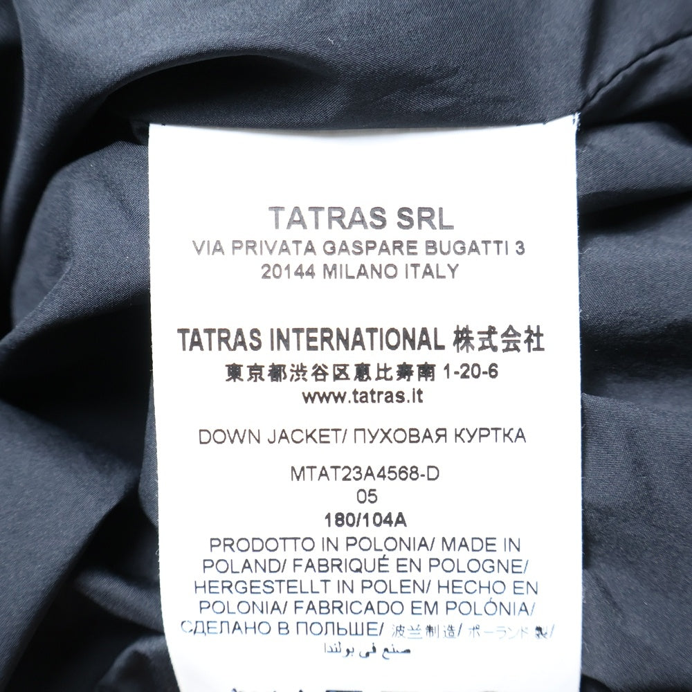 TATRAS(タトラス) 23AW BORBORE ボルボレ ナイロン 中綿ダウンジャケット ブラック MTAT23A4568-D