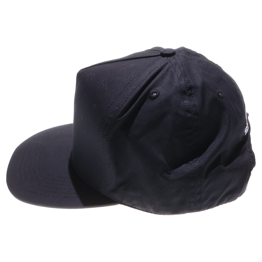 SUPREME(シュプリーム) 19SS Apple 5-Panel アップル プリント 5パネル ロゴ刺繍 キャップ 帽子 ブラック