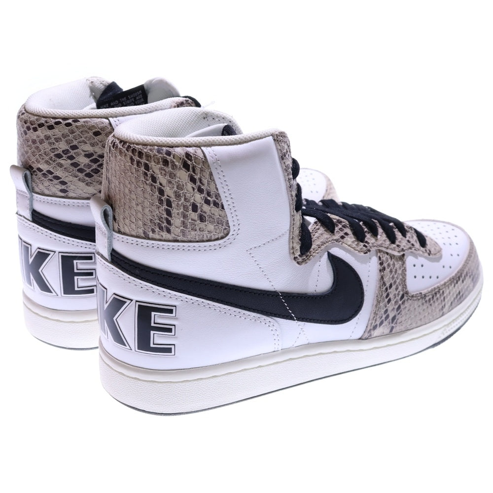 NIKE(ナイキ) TERMINATOR HIGH COCOA SNAKE ターミネーター ココアスネーク 白蛇 ハイカットスニーカー ホワイト/ベージュ US9/27cm FB1318-100