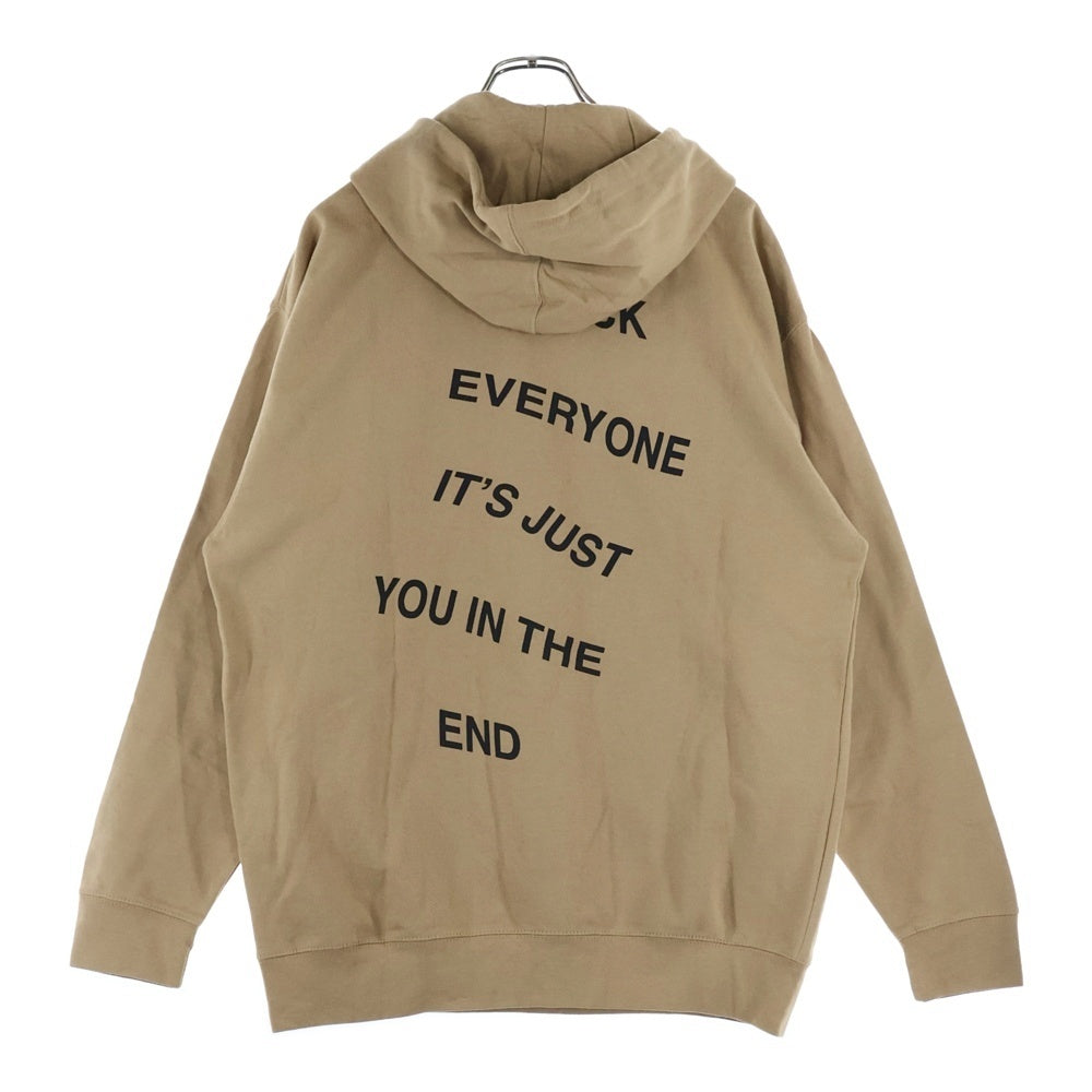 ANTI SOCIAL SOCIAL CLUB(アンチソーシャルソーシャルクラブ) Sand Hoodie ロゴプリント コットンプルオーバーパーカー ベージュ SS4500P