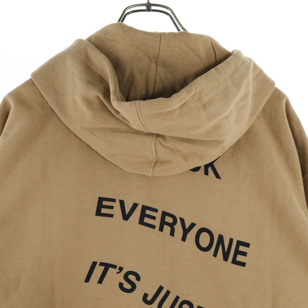 ANTI SOCIAL SOCIAL CLUB(アンチソーシャルソーシャルクラブ) Sand Hoodie ロゴプリント コットンプルオーバーパーカー ベージュ SS4500P