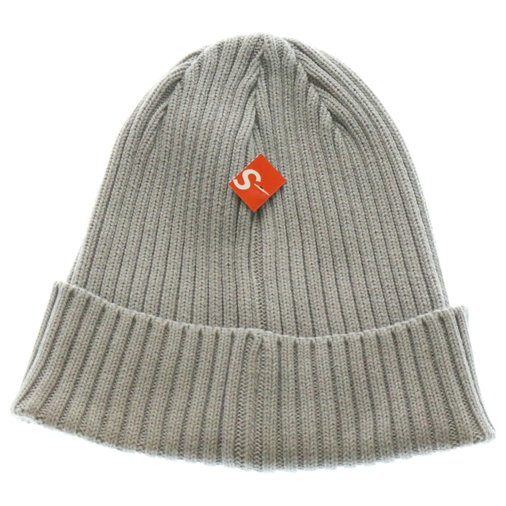 SUPREME(シュプリーム) 18SS Overdyed Ribbed Small Box Logo Beanie オーバーダイド ビーニー スモール ボックスロゴ ビーニー 帽子 ライトブルー