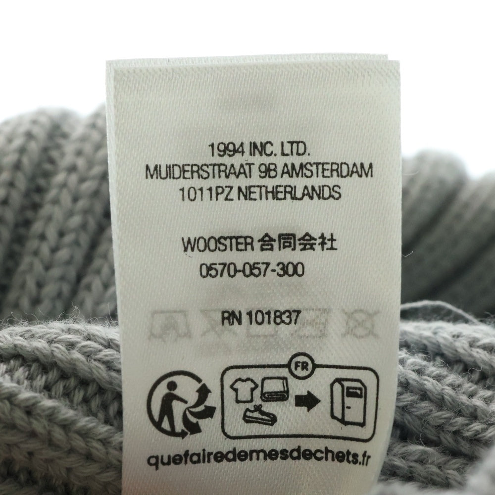 SUPREME(シュプリーム) 18SS Overdyed Ribbed Small Box Logo Beanie オーバーダイド ビーニー スモール ボックスロゴ ビーニー 帽子 ライトブルー