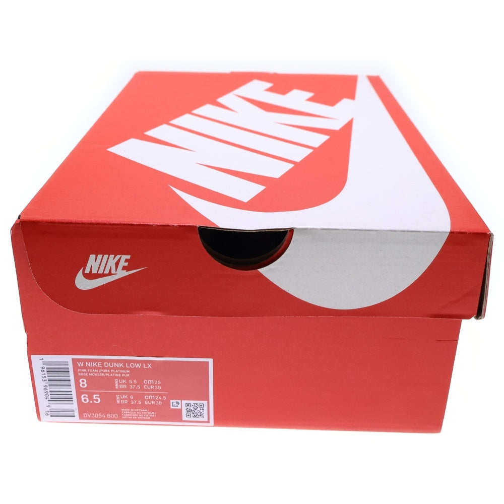 NIKE(ナイキ) WMNS DUNK LOW LX ダンクロー ローカットスニーカー ピンク/ホワイト US8/25cm DV3054-600