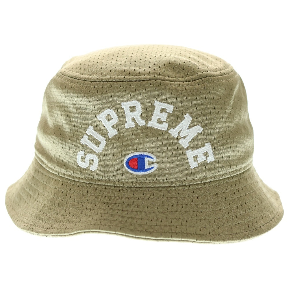 SUPREME(シュプリーム) 24SS ×Champion Mesh Crusher Hat チャンピオン メッシュ クラッシャーハット 帽子 ベージュ