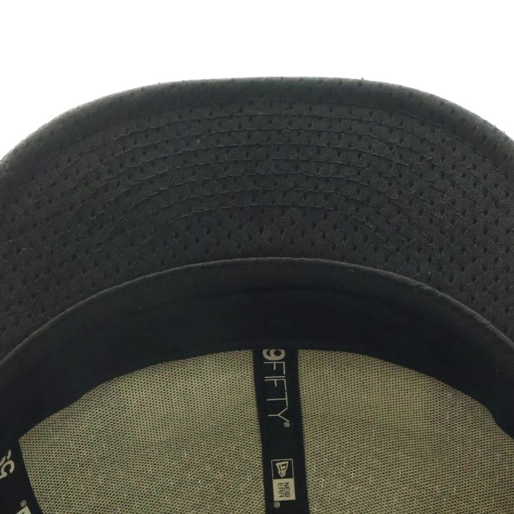SUPREME(シュプリーム) 18SS ×NEW ERA Mesh Box Logo Cap ニューエラ メッシュ ボックスロゴ 6パネル ベースボールキャップ 帽子 ブラック