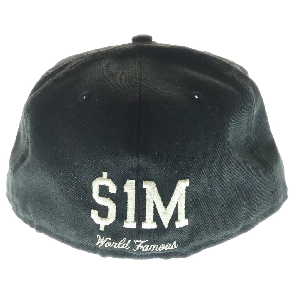 SUPREME(シュプリーム) 20SS ×NEW ERA $1M Metallic Box Logo Cap ニューエラ メタリック ボックスロゴ 6パネル ベースボールキャップ 帽子 ブラック