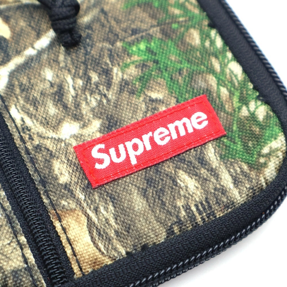 SUPREME(シュプリーム) 19AW Small Zip Pouch スモールジップポーチ 小物入れ パスケース リアルツリーカモ ブラウン