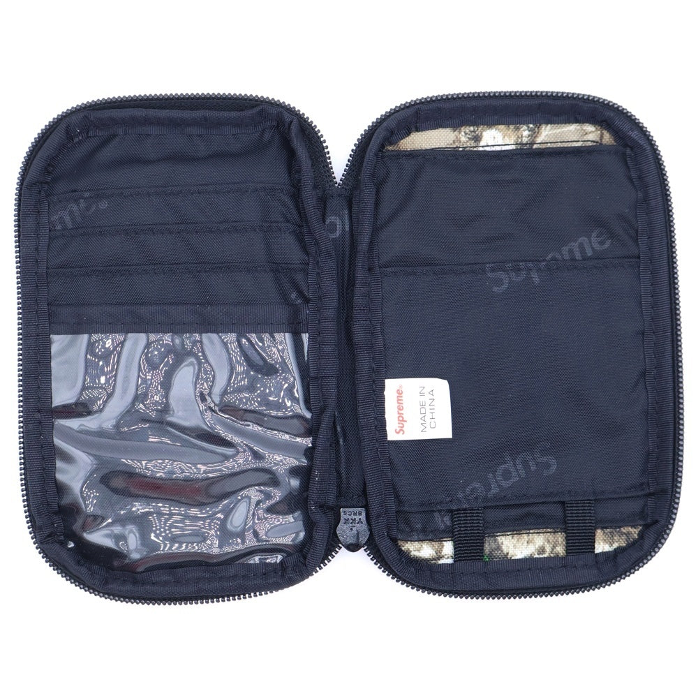SUPREME(シュプリーム) 19AW Small Zip Pouch スモールジップポーチ 小物入れ パスケース リアルツリーカモ ブラウン