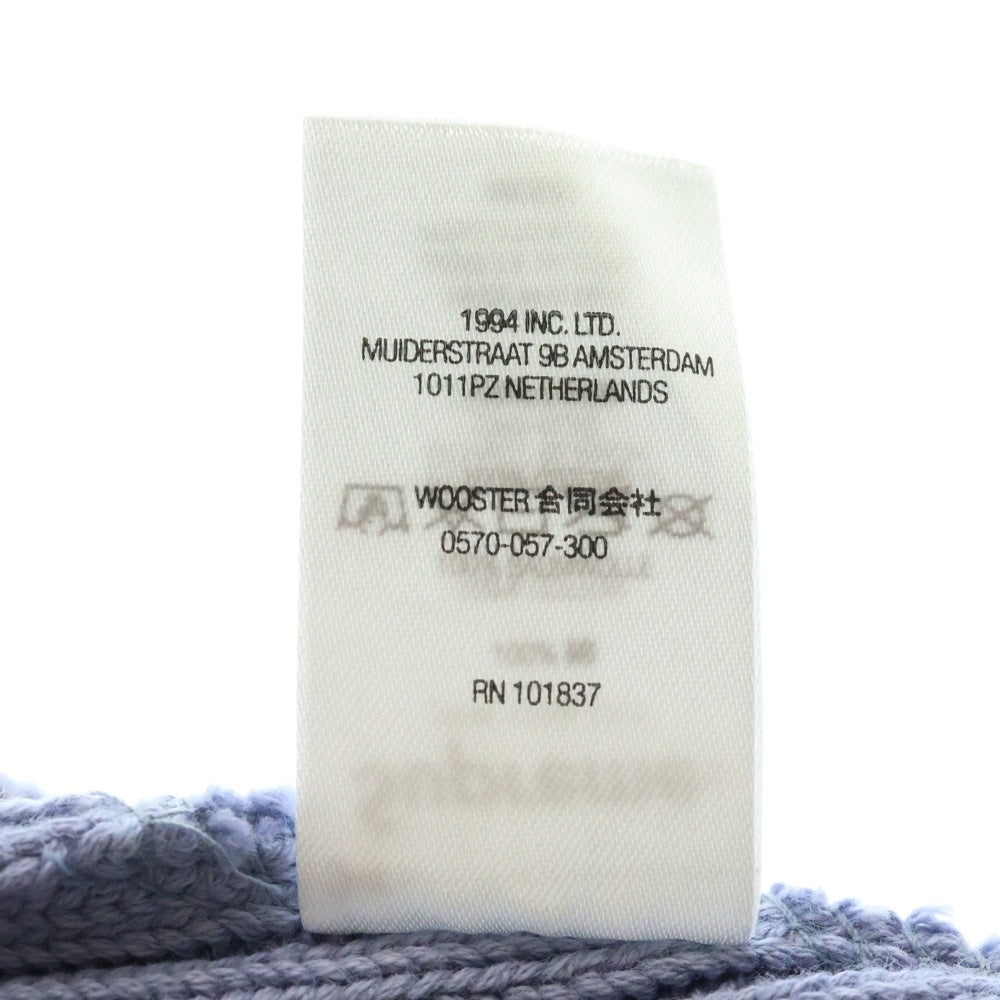 SUPREME(シュプリーム) 18SS Overdyed Ribbed Small Box Logo Beanie オーバーダイド ビーニー スモール ボックスロゴ ビーニー 帽子 ブルー