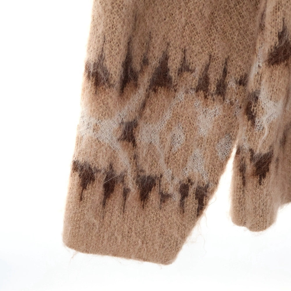 SUPREME(シュプリーム) 22AW Abstract Stripe Cardigan アブストラクト ストライプモヘヤニットカーディガン ブラウン