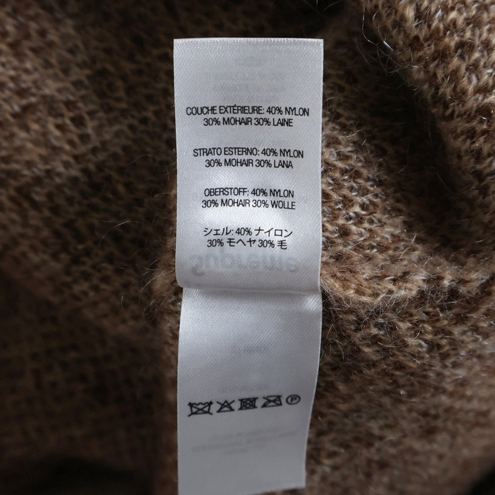 SUPREME(シュプリーム) 22AW Abstract Stripe Cardigan アブストラクト ストライプモヘヤニットカーディガン ブラウン