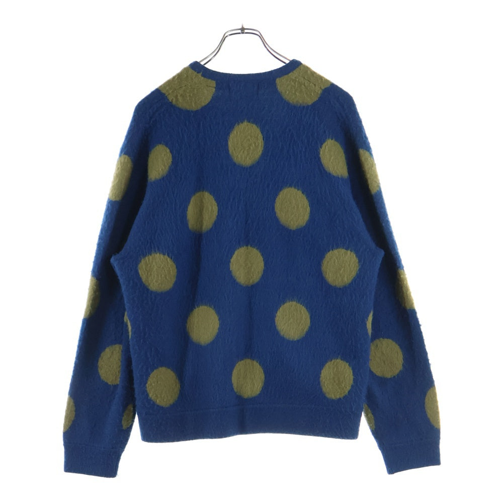 SUPREME(シュプリーム) 20SS Brushed Polka Dot Cardigan ブラッシュドポルカドットカーディガン ネイビー