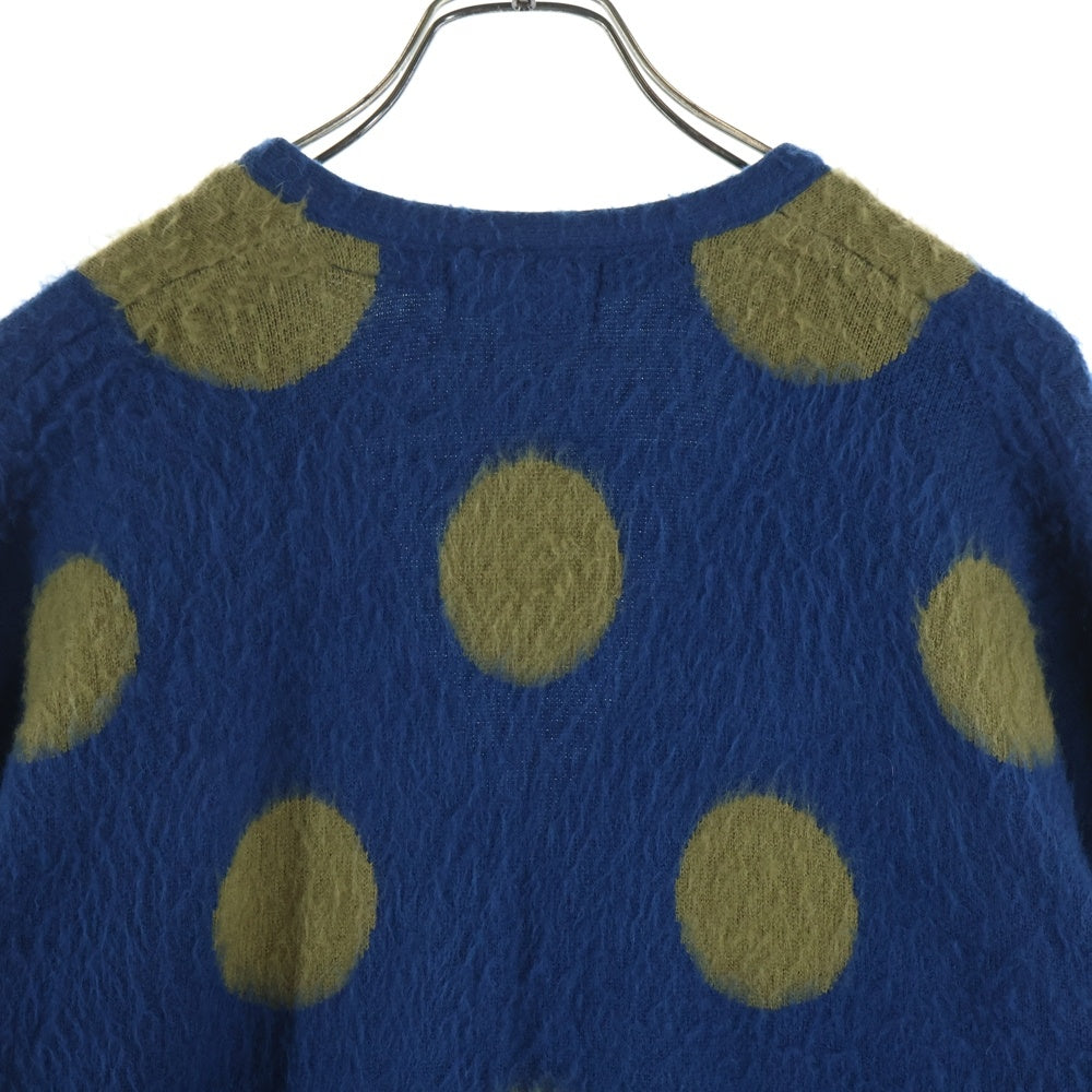 SUPREME(シュプリーム) 20SS Brushed Polka Dot Cardigan ブラッシュドポルカドットカーディガン ネイビー