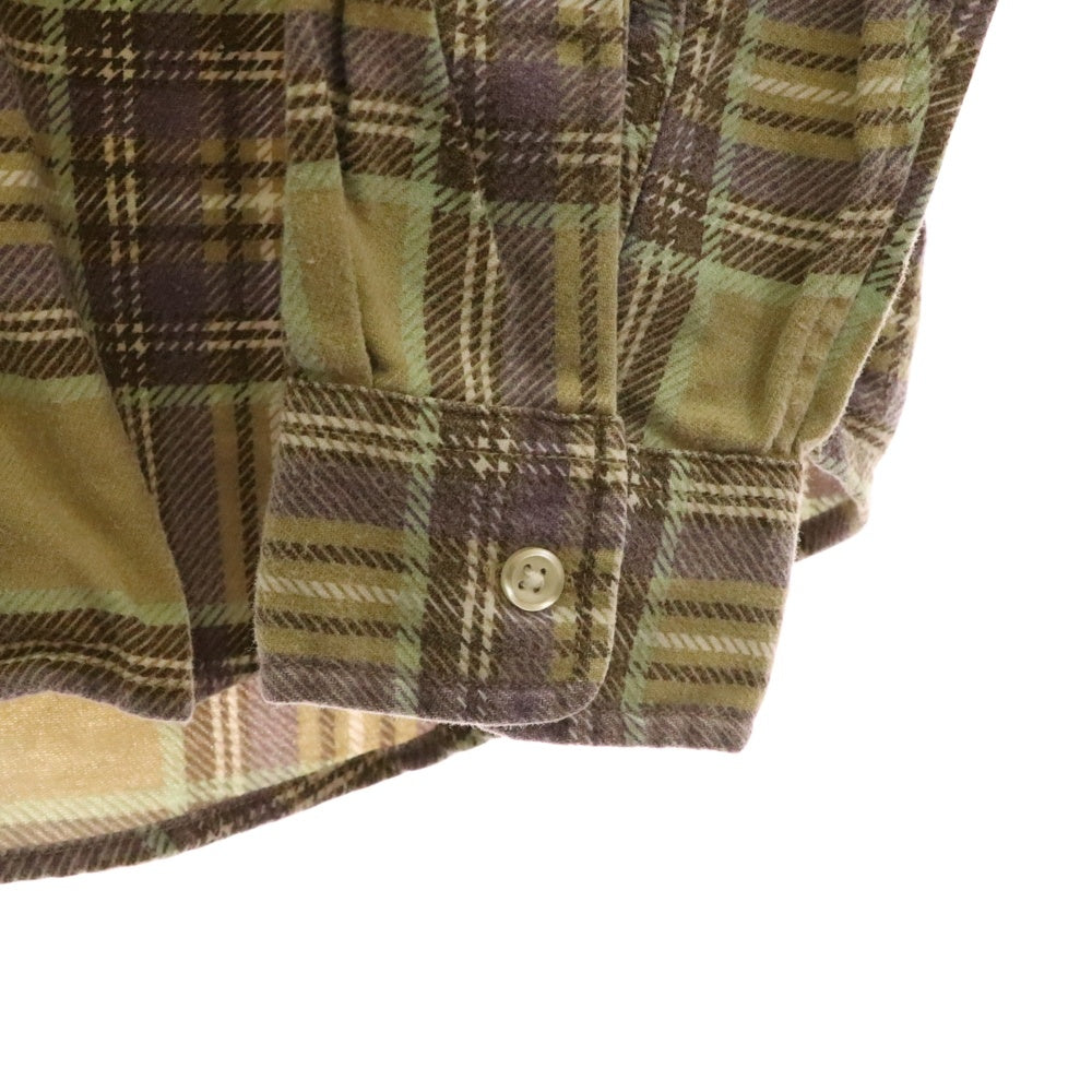 SUPREME(シュプリーム) 20SS Printed Plaid Flannel Shirt ウォッシュ加工 プリントチェック フランネルシャツ マルチ