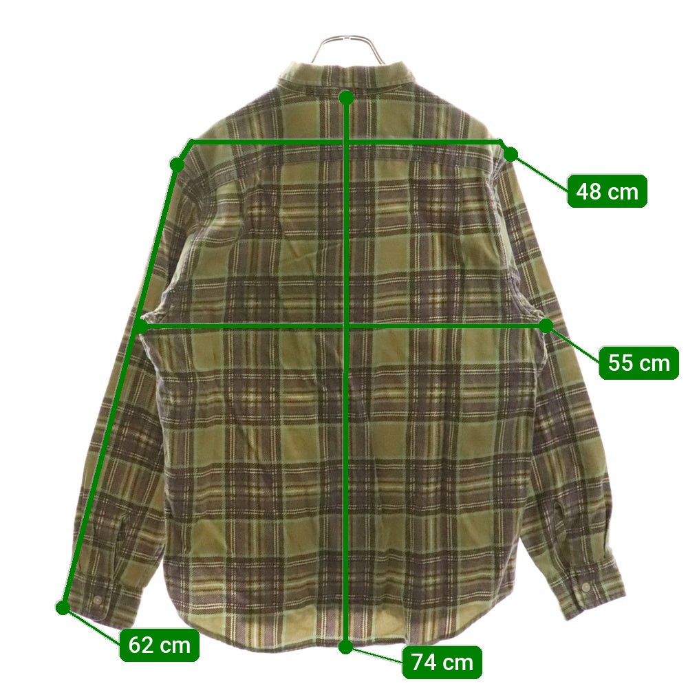 SUPREME(シュプリーム) 20SS Printed Plaid Flannel Shirt ウォッシュ加工 プリントチェック フランネルシャツ マルチ