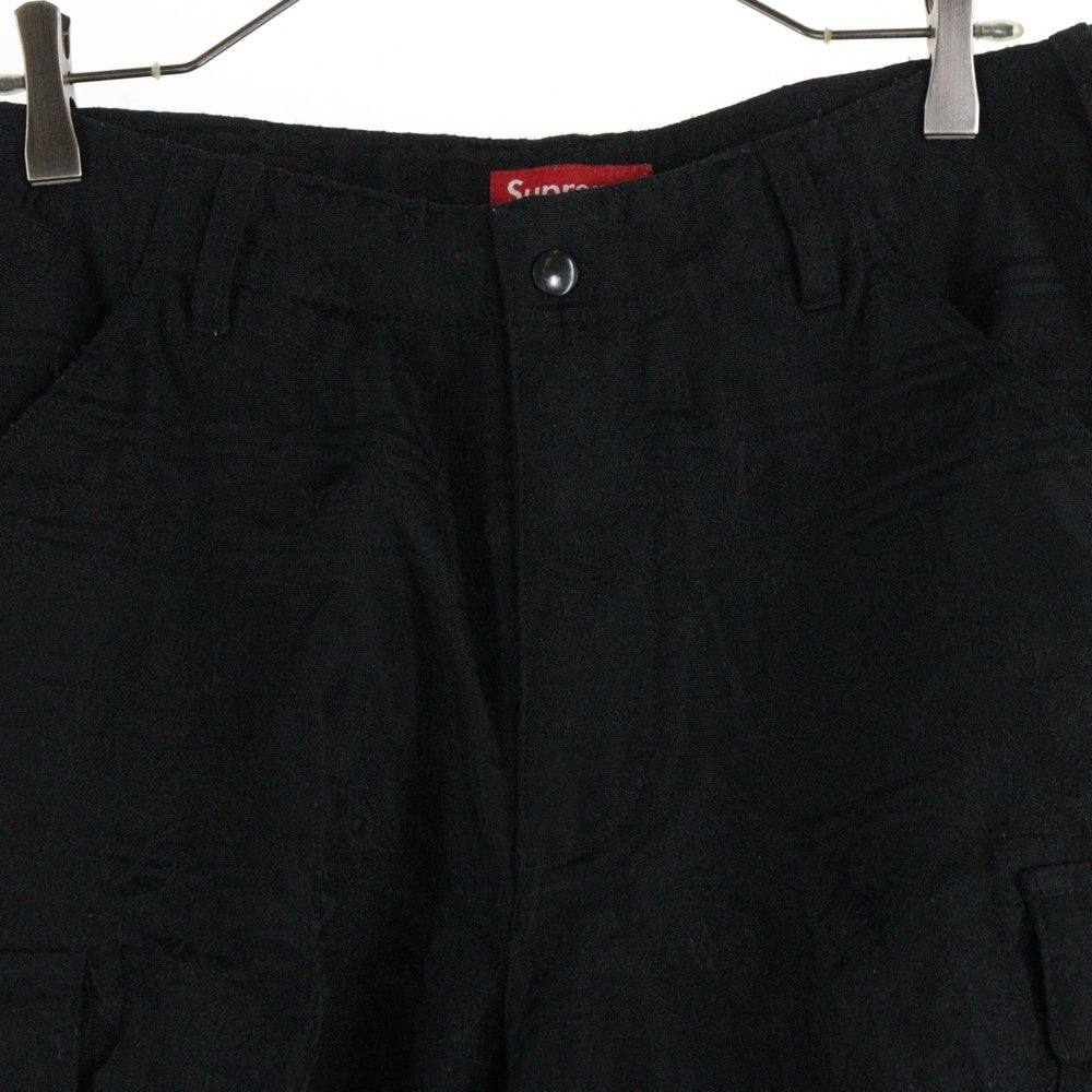 SUPREME(シュプリーム) 21SS Floral Tapestry Cargo Pant フローラル タペストリー カーゴパンツ ブラック