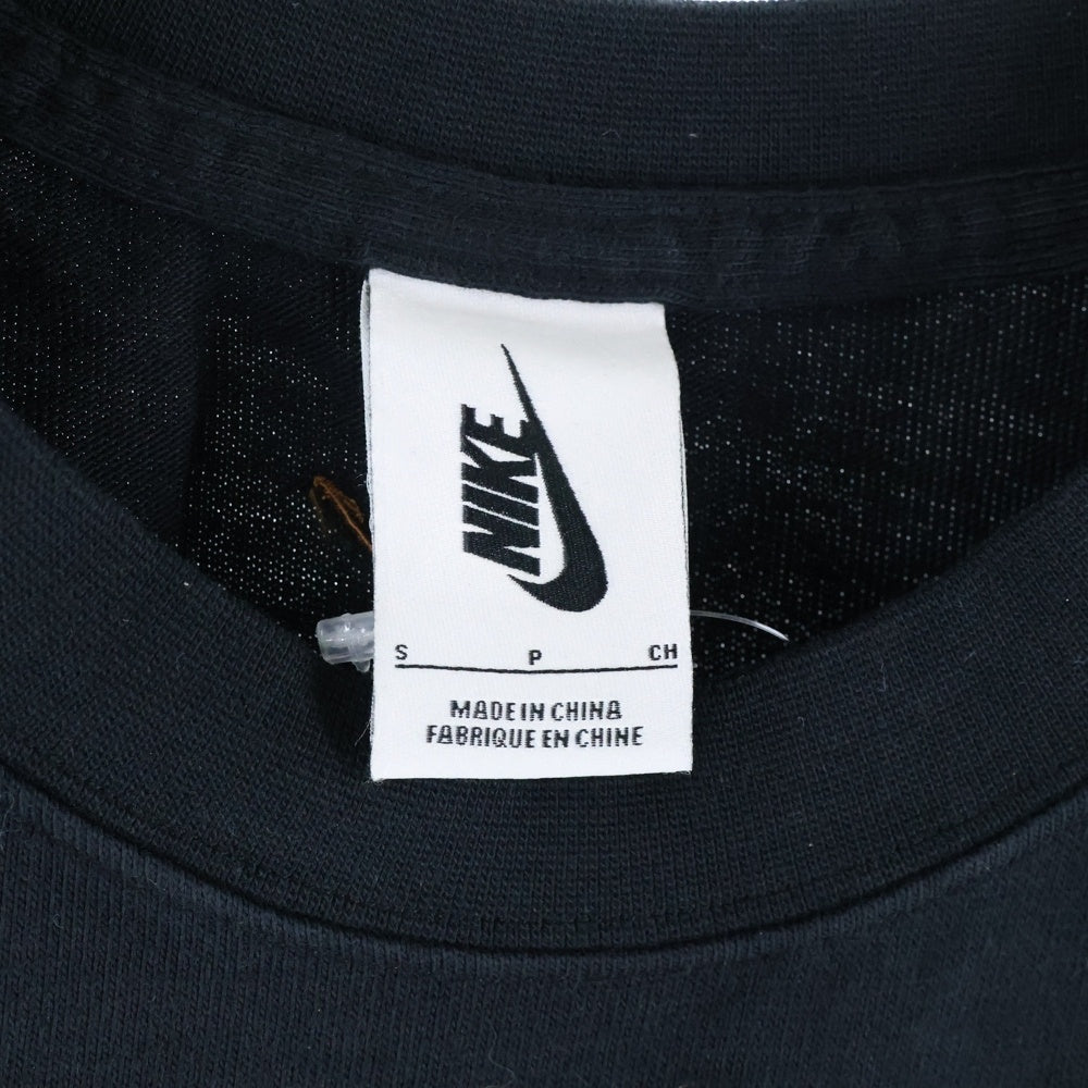 NIKE(ナイキ) ×Travis Scott NRG AG Tee トラヴィススコット フロントカーゴポケット ロゴ刺繍 クルーネック半袖Tシャツ カットソー ブラック