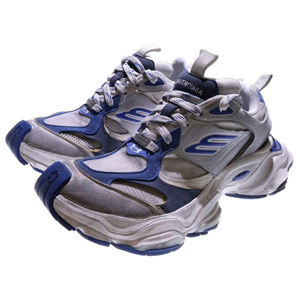 BALENCIAGA(バレンシアガ) 24SS CARGO SNEAKER カーゴ ダメージ加工ボリュームローカットスニーカー ブルー/ホワイト 785754