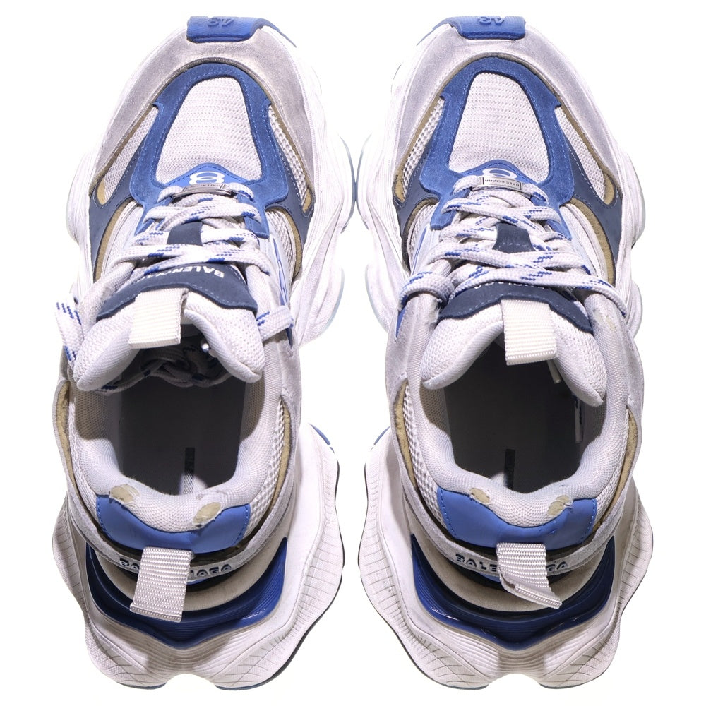BALENCIAGA(バレンシアガ) 24SS CARGO SNEAKER カーゴ ダメージ加工ボリュームローカットスニーカー ブルー/ホワイト 785754