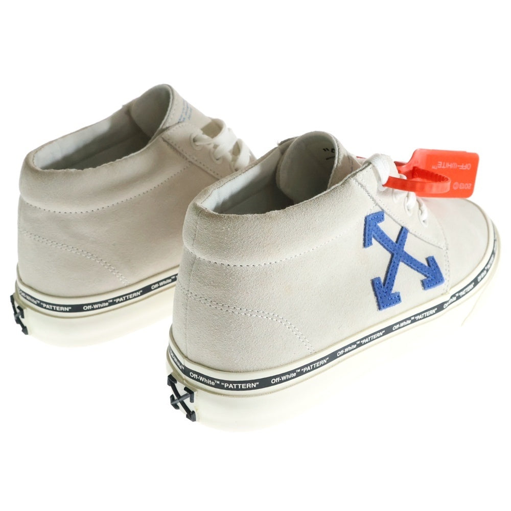 OFF-WHITE(オフホワイト) VULCANIZED SKATE ヴァルカナイズド スケート サイドロゴ ハイカットスニーカー グレー OMIA120S19B430340130