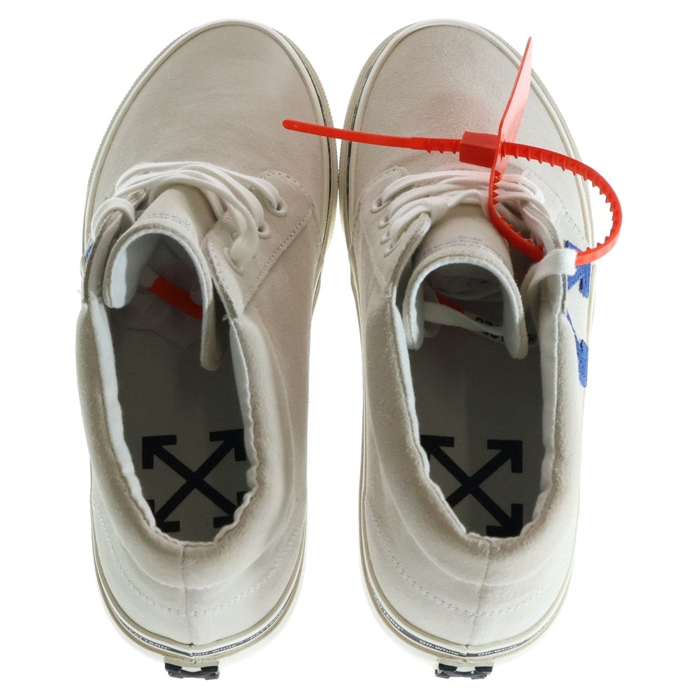 OFF-WHITE(オフホワイト) VULCANIZED SKATE ヴァルカナイズド スケート サイドロゴ ハイカットスニーカー グレー OMIA120S19B430340130
