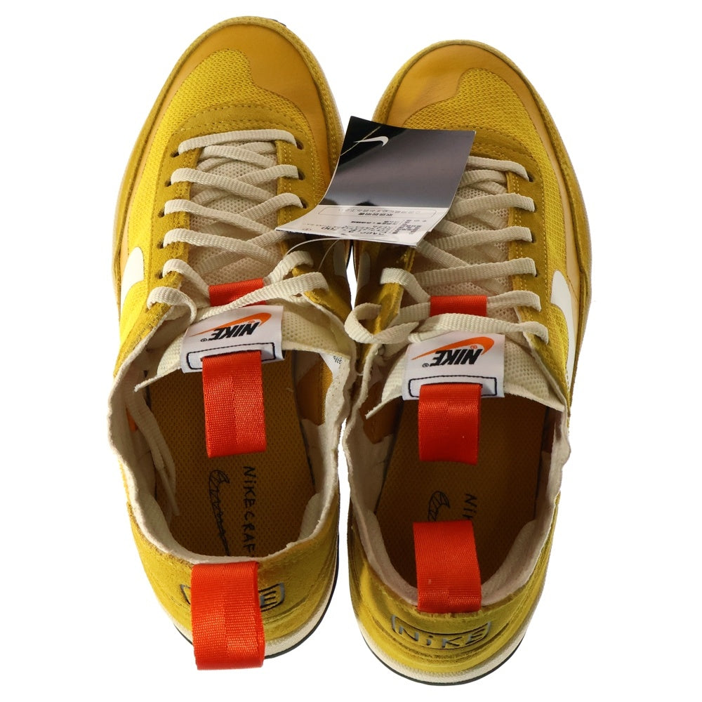 NIKE(ナイキ) ×TOM SACHS WMNS GENERAL PURPOSE SHOE DARK SULFUR トムサックス ジェネラルパーパスシューズ ローカットスニーカー イエロー US10.5/27.5cm DA6672-700