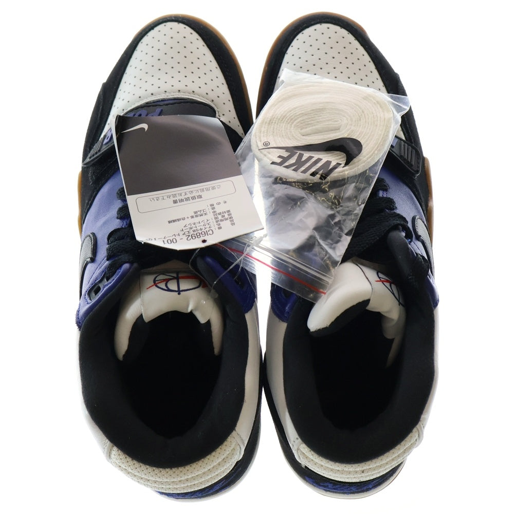 NIKE SB(ナイキエスビー) ×POLAR SKATE CO AIR TRAINER 1 ポーラースケート エアトレーナー1 ハイカットスニーカー ブルー/ブラック/ホワイト US9/27cm CI6892-001