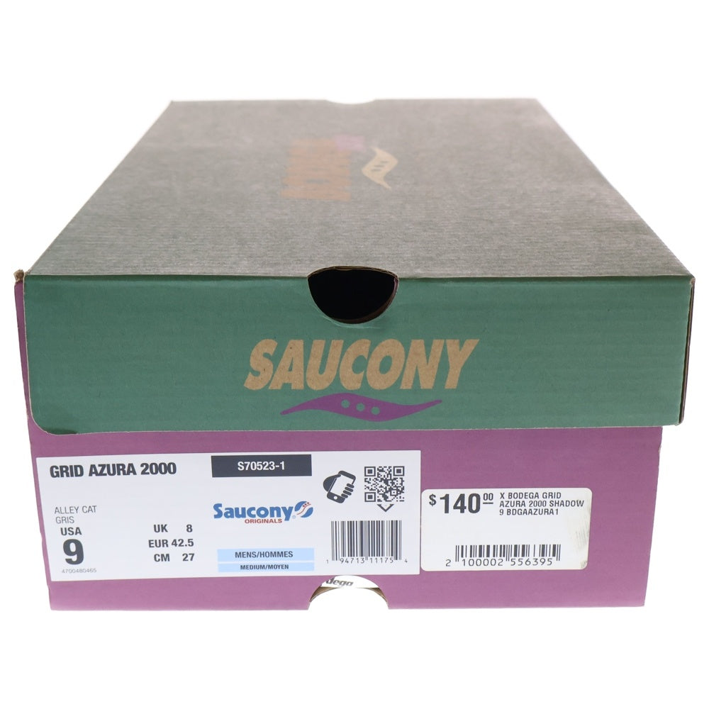 Saucony(サッカニー) ×BODEGA GRID AZURA 2000 ボデガ グリッド アズーラ ローカットスニーカー マルチ US9/27cm S70523-1